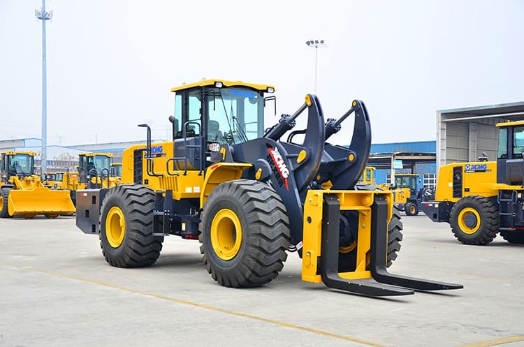 XCMG Official 25 ton forklift wheel loader LW600KV-T25 front wheel forklift loader machine price
